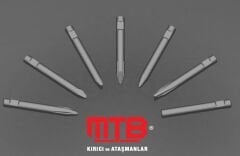 MTB (Türkiye): MTB 15, 25, 35, 45, 55, 70, 85, 100, 120, 140, 160, 200, 255, 300, 400. FINE Breaker: F20, F35, F45, F65, F75, F100, F120, F150. SOOSAN: SB30, SB43, SB45, SB81, SB121, SB151, SB200. Rammer: 555, 777, 999, 1533, 2155, 2577, 3288, 4099, 5011.